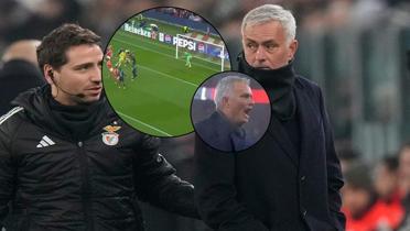 Son dakikada inan�lmaz an! Kaleci gol� att� Mourinho'yu elenmekten kurtard�