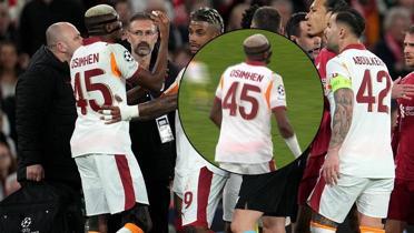 Victor Osimhen sakatland�! �kinci yar� devam edemedi