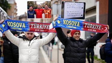Kosova'da A Milli Tak�m co�kusu! Taraftarlar ak�n etti...