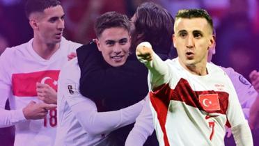 Kritik anlarda sahneye ��kt�lar! Millilerin gol y�k�n� Kerem ve Kenan �ekti