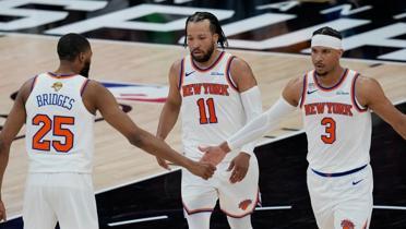 NBA finallerinde New York Knicks, galibiyetle ba�lad�