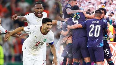 D�nya Kupas�'nda penalt� gecesi! Fas ve Paraguay tur atlad�