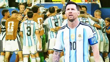 Arjantin uzatmalarda turlad�! Messi yine bo� ge�medi