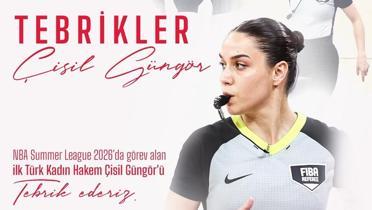T�rk basketbol hakemi �isil G�ng�r NBA ma�� y�netti!