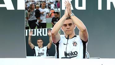 �mza t�reni d�zenlendi! Be�ikta� taraftar� Leandro Trossard'a kavu�tu