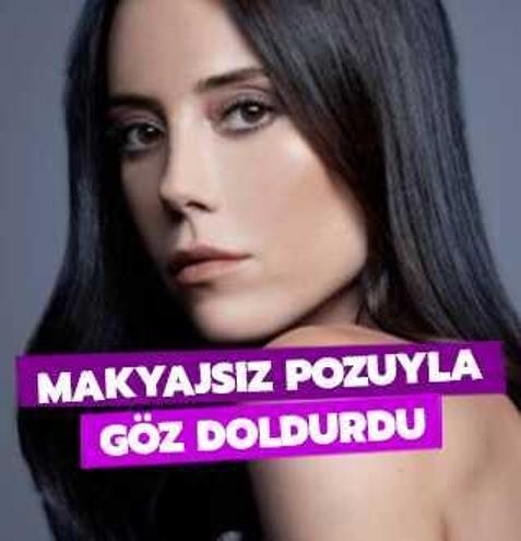 Makyajs�z g�zelli�iyle g�z doldurdu