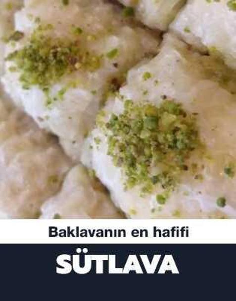 Baklavan�n hafiflemi� h�li s�tlava