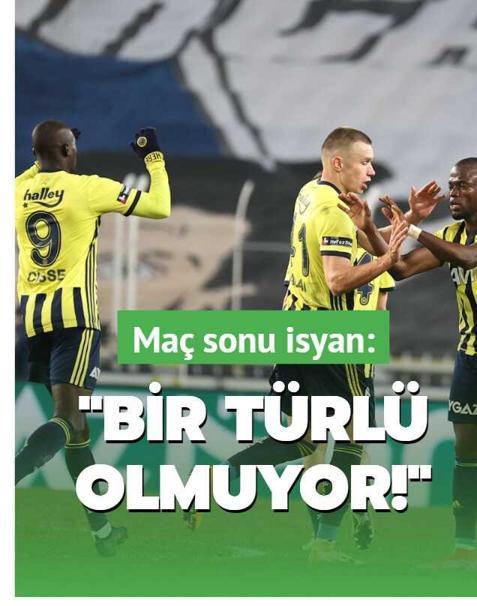 'Her �eyi deniyoruz, bir t�rl� istedi�imiz sonucu alam�yoruz'