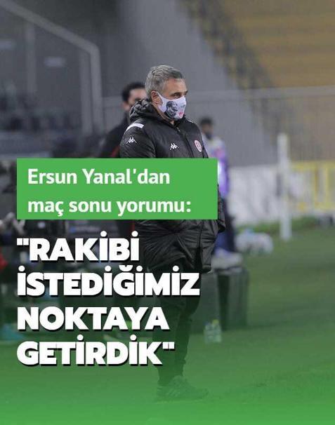 'Rakibi istedi�imiz noktaya getirdik'