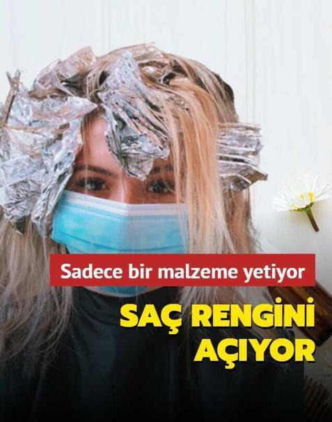 Papatya suyu ile sa� a�ma i�lemi nas�l yap�l�r?