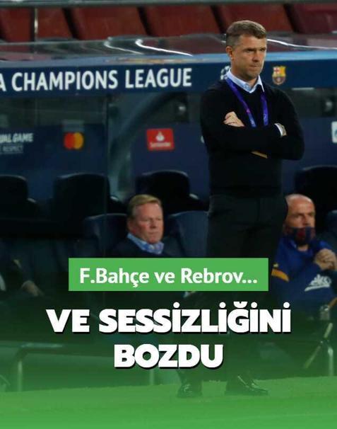 Rebrov cephesi sessizli�ini bozdu