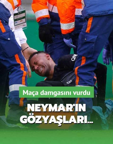 Neymar'�n g�zya�lar�... Ma�a damgas�n� vurdu