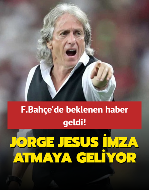 Fenerbahçe'de beklenen haber geldi! Jorge Jesus imza atmaya geliyor
