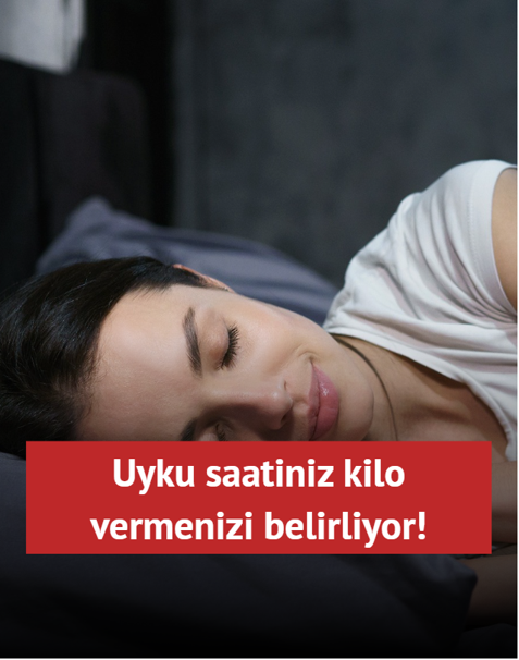 Uyku saatiniz kilo vermenizi belirliyor! Bu saatlerde uyku zay�flat�yor
