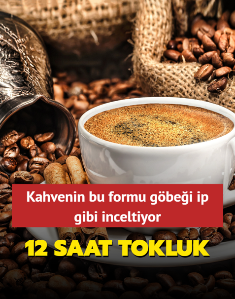 Kahvenin bu formu g�be�i ip gibi inceltiyor! Mideyi 12 saat boyunca tok tutuyor! �ftardan sonra bir fincan t�ket