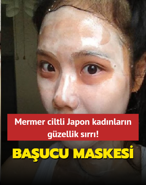Mermer ciltli Japon kad�nlar�n g�zellik s�rr�! Ba�u�lar�ndan bu maskeyi ay�rm�yorlar