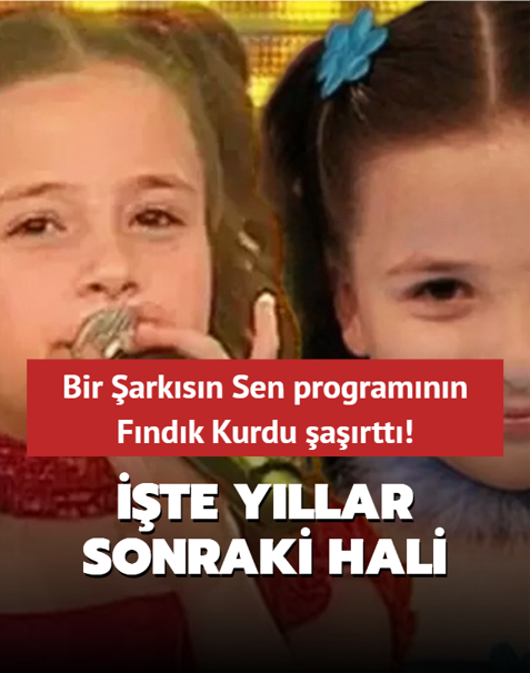 Bir �ark�s�n Sen program�n�n F�nd�k Kurdu �a��rtt�! ��te Berna Karag�zo�lu'nun y�llar sonraki hali