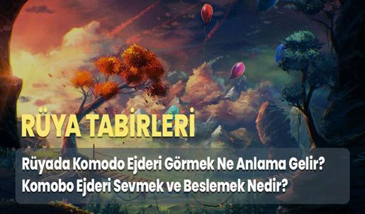 Rüyada Komodo Ejderi Görmek Ne Anlama Gelir? Komobo Ejderi Sevmek ve Beslemek Nedir?