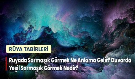 Rüyada Sarmaşık Görmek Ne Anlama Gelir? Duvarda Yeşil Sarmaşık Görmek Nedir?