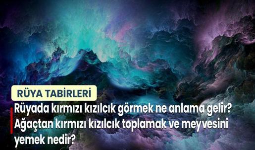 Rüyada Kırmızı Kızılcık Görmek Ne Anlama Gelir? Ağaçtan Kırmızı Kızılcık Toplamak ve Meyvesini Yemek Nedir?