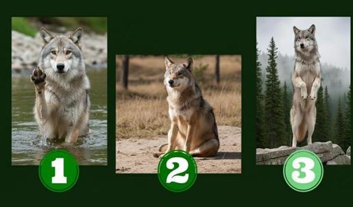 Kişilik testi: 3 kurttan birini seçin! Zayıf ve güçlü yanınız ortaya çıkıyor