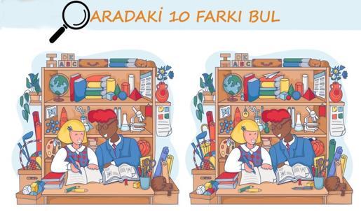 Zekâ testi: Resimdeki 10 farkı 5 saniyede bulabilir misin?