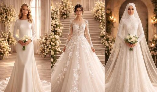 2026'nın trend gelinlik modelleri! Moda kuralları değişiyor
