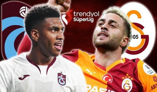 Trabzonspor - Galatasaray derbisi saat kaçta, hangi kanalda? Süper Lig TS GS maçı ne zaman?