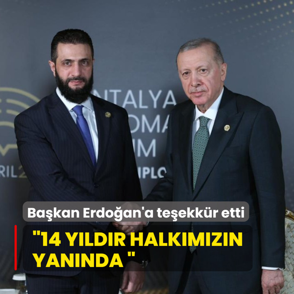Suriye lideri ara'dan Bakan Erdoan'a teekkr: 14 yl Suriye'nin yannda durdu