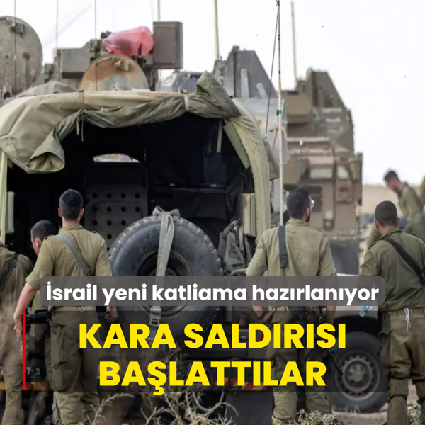 srail yeni katliama hazrlanyor: Kara saldrs balattlar
