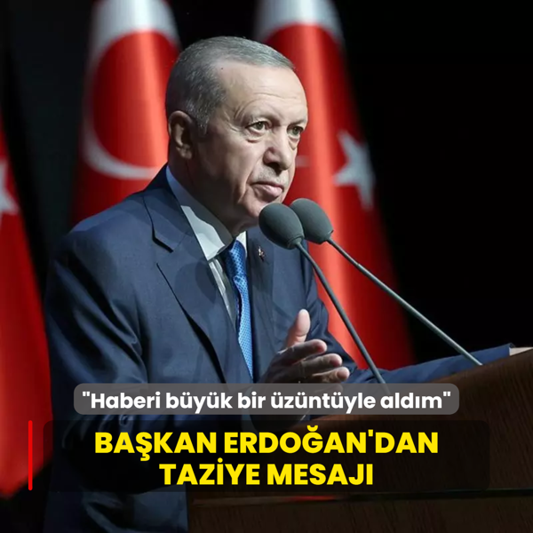 Bakan Erdoan'dan 5 ehidimiz iin taziye mesaj