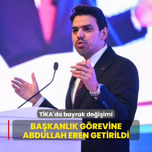 TKA'da bayrak deiimi.... Bakanlk grevine Abdullah Eren getirildi