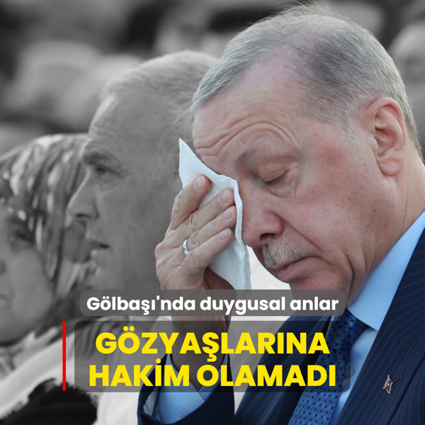 ehitlerin glgesinde duygu dolu anlar... Bakan Erdoan gzyalarna hakim olamad