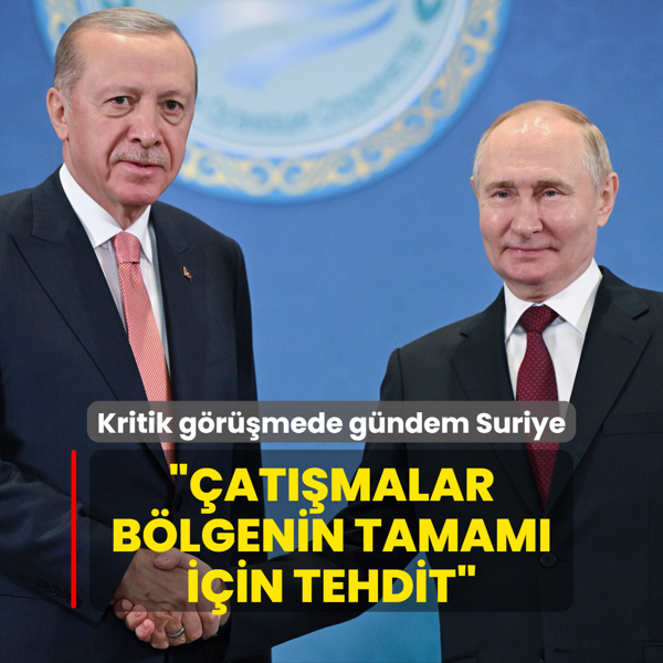 Bakan Erdoan, Rusya Devlet Bakan Putin ile bir telefon grmesi gerekletirdi