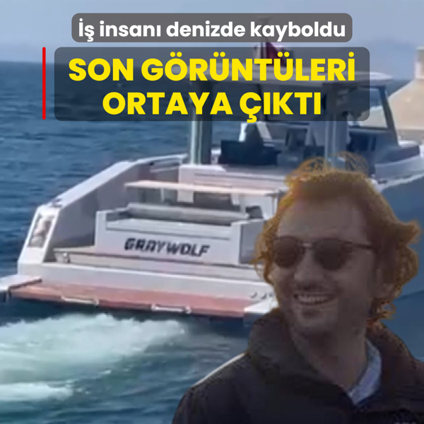 Yalova'dan teknesiyle almt...  insan denizde kayboldu: Son grntleri ortaya kt