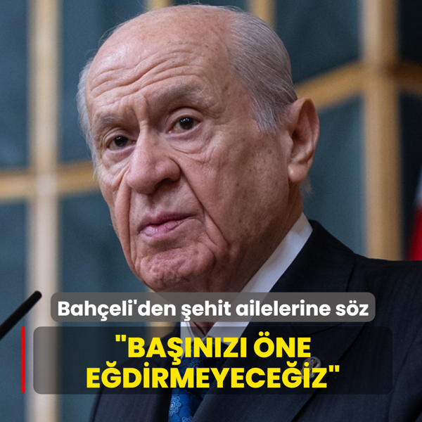 Baheli'den ehit ailelerine sz: Banz ne edirmeyeceiz