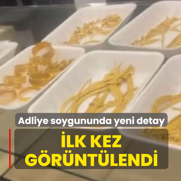 Adliye soygununda yeni detay! lk kez grntlendi
