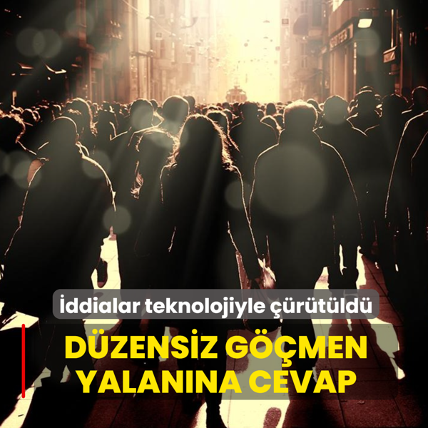 Dzensiz gmen yalanna cevap! ddialar teknolojiyle rtld