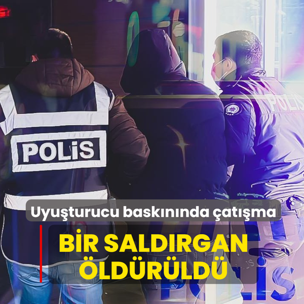 Uyuturucu basknnda atma kt! Bir saldrgan ldrld