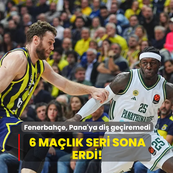 6 ma�l�k seri sona erdi! Fenerbah�e, Pana'ya di� ge�iremedi