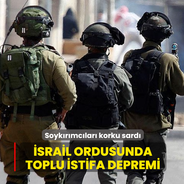 �srail ordusunda toplu istifa depremi... Soyk�r�mc�lar� korku sard�