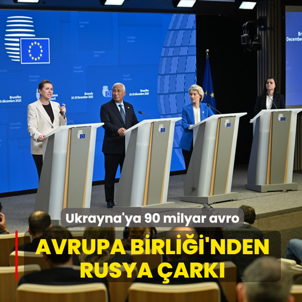 AB'den Rusya �ark�: Ukrayna'ya 90 milyar avro onay�