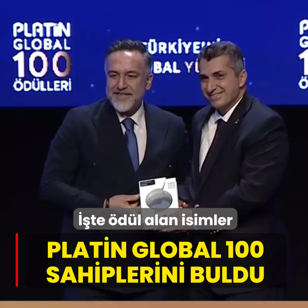 Platin Global 100 �d�lleri sahiplerini buldu