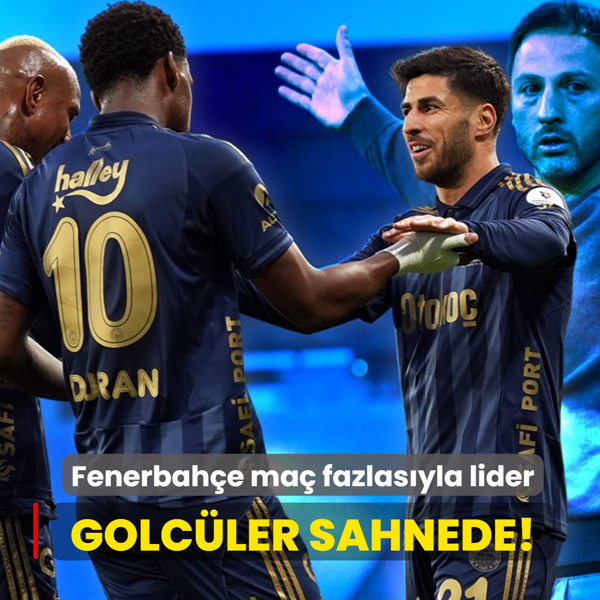 Golc�ler sahnede! Fenerbah�e ma� fazlas�yla lider