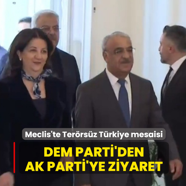 Meclis'te Ter�rs�z T�rkiye mesaisi: Dem Parti'den AK Parti'ye ziyaret