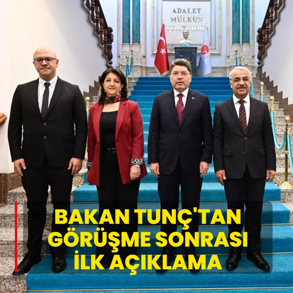 Bakan Tun�'tan DEM heyetiyle g�r��meye ili�kin a��klama