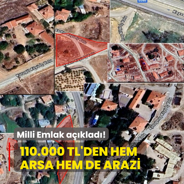 Milli Emlak a��klad�: Yeti�en al�yor! 110.000 TL'den hem arsa hem de arazi imkan�