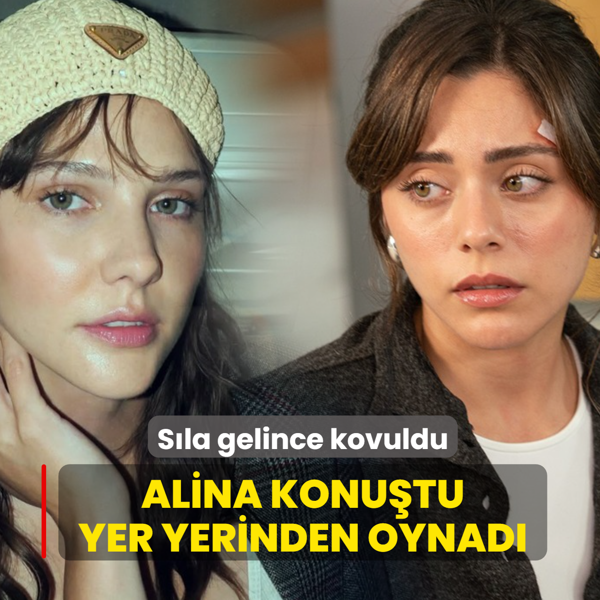 S�la gelince kovuldu! Alina konu�tu, yer yerinden oynad�