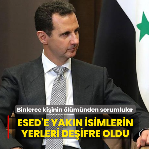 Binlerce ki�inin �l�m�nden sorumlular! Esed'e yak�n isimlerin yerleri de�ifre oldu