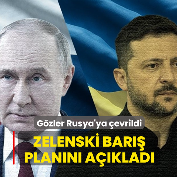 G�zler Rusya'ya �evrildi! Zelenski merakla beklenen plan�n� a��klad�